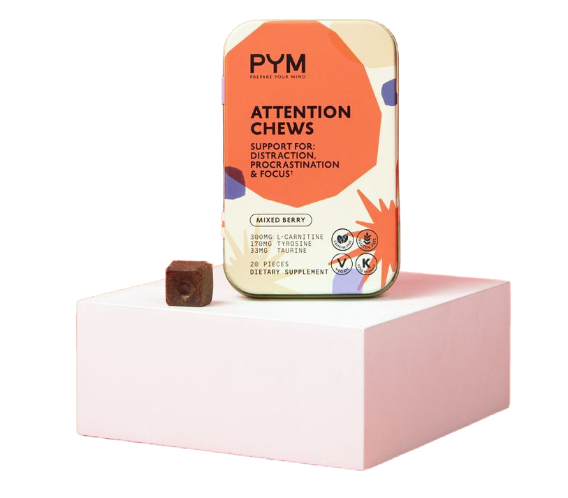 Attention Chews for procrastination and focus