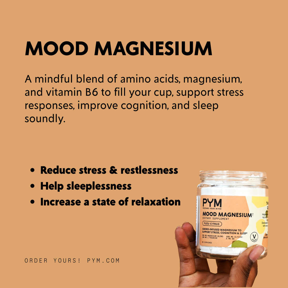 Magnesium for stress and anxiousness