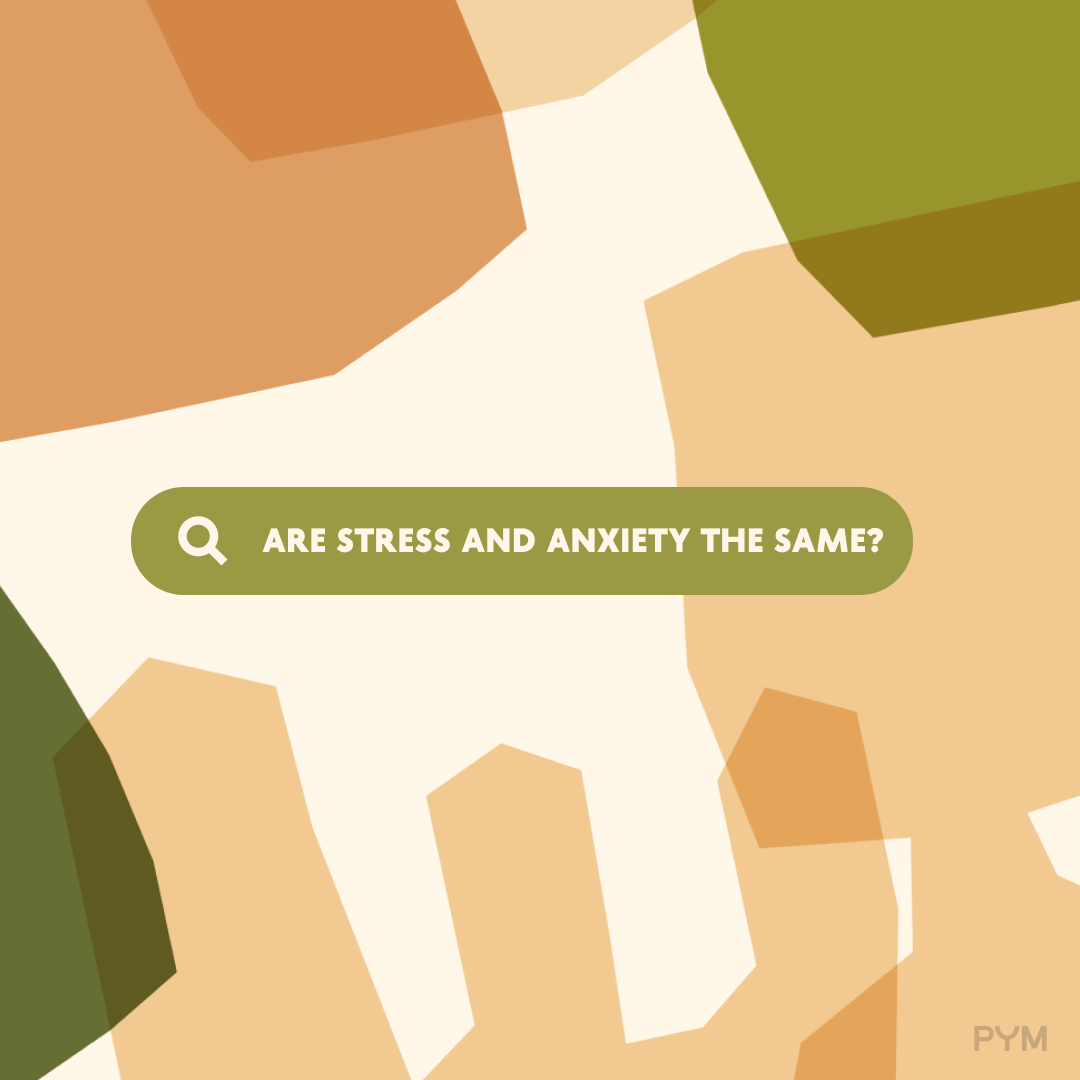 Are stress and anxiety the same?