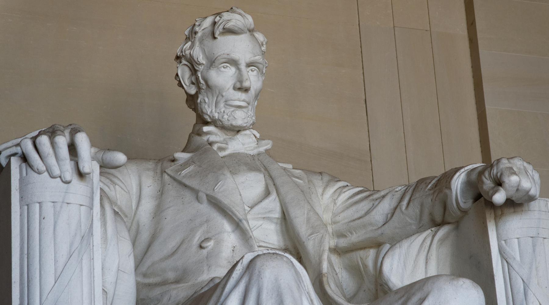 Abraham Lincoln Memorial statue. Lincoln suffered from depression.
